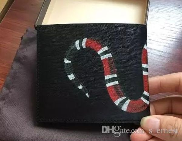 

2018 мужской бренд кошелек кожа с кошельками для мужчин кошелек змея тигровая пчела кошелек мужской кошелек