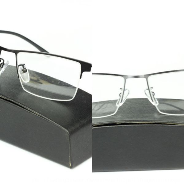 

new product half- myopia men's big face widened pure titanium alloy myopia glasses frame business glasses frame, Silver