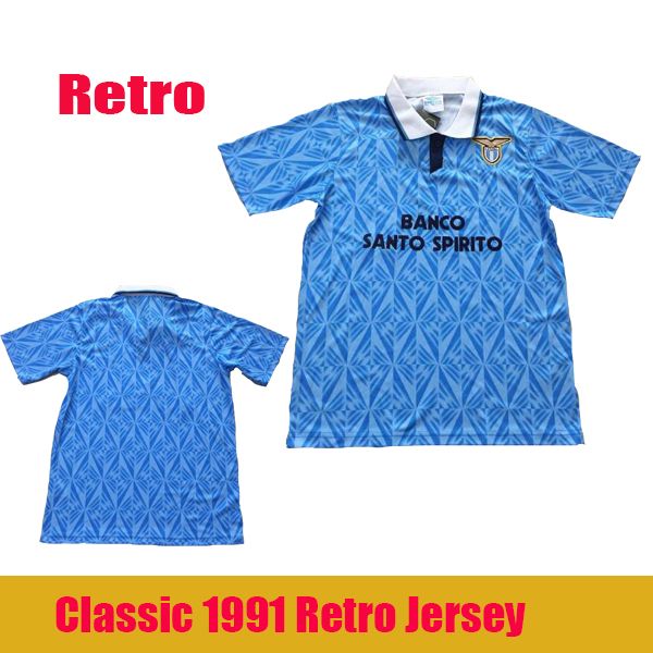 

1991 Lazio Retro old version Soccer Jersey 1991/1992 Italy Lazio IMMOBILE SERGEJ LULIC LUIS ALBERTO Maglie calcio Football Shirt