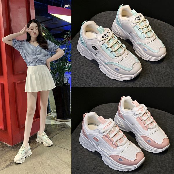 

sneakers women breathable mesh casual shoes female fashion sneaker lace up leisure women 2019 platform lightweight running shoes