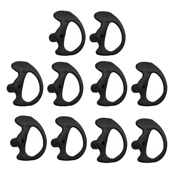 

5 pair left earmold earbud earplug for two-way
