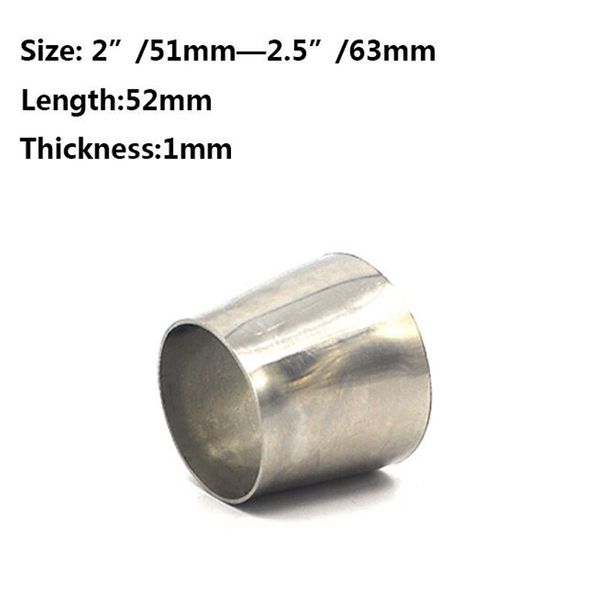 

equipment exhaust pipe adapter 1pc car auto reducer connector 38mm-80mm