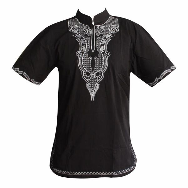 

vintage t-shirt lehenga dashiki slim african embroidered tribal ethnic succunct hippie ankara, Red