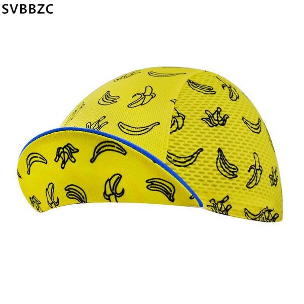 

banana men road cycling cap bike hat ciclismo bicicleta pirate headband cycling cap bicycle helmet wear hats, Black