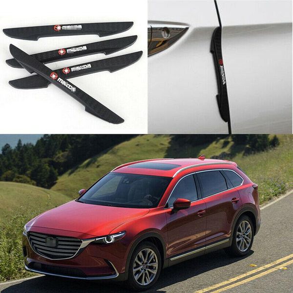 

for mazda cx-9 car side door edge guard bumper trim protector stickers 4pcs