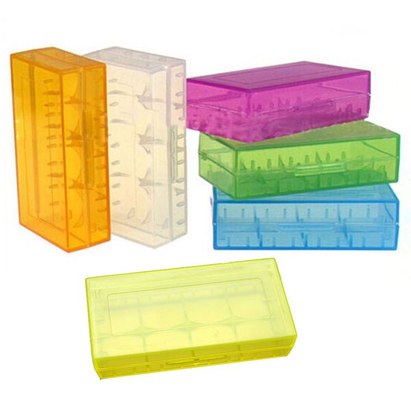 

colorful case holder box storage for 4 x cr123a/lir123a/123a/16340/17335 size battery 2x18650 batteries @2