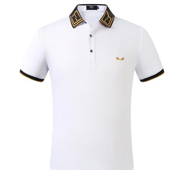 

xxl fendi new style new color crew neck t shirt summer new men women tee hip hop banded t shirts, White