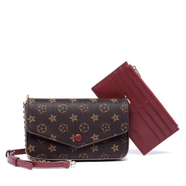 

wholesale ladies messenger bag fashion retro chain small square bag trend printing shoulder mobile phone bag female new l9577