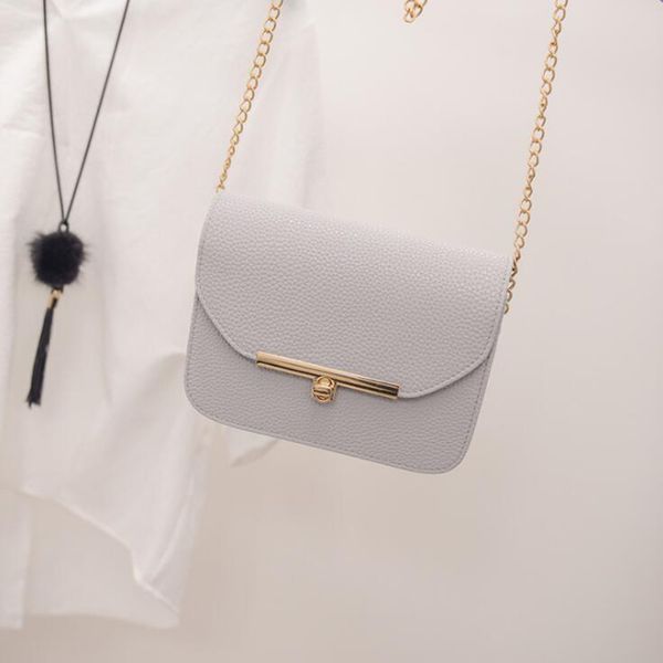 

2020 women handbags fashion korean version shoulder bag pu leather chain messenger bag sweet woman handbags sale