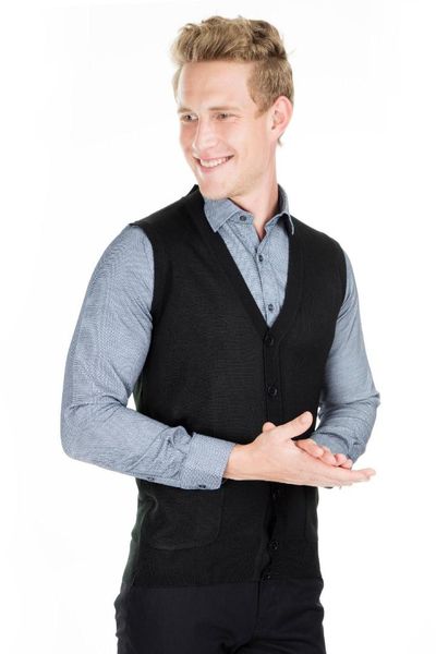 

buratti vest male vest 1518duzye, Black;white