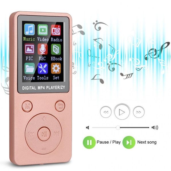 

t1 music mp3 mp4 player 8g bluetooth support 32g memory card round buttons