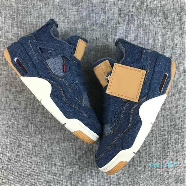 

2019 new 4 6 11 13 denim ls travis men basketball shoes mens blue jeans 4s 11s 13s sneakers designer jumpman trainers sports chaussures ct07