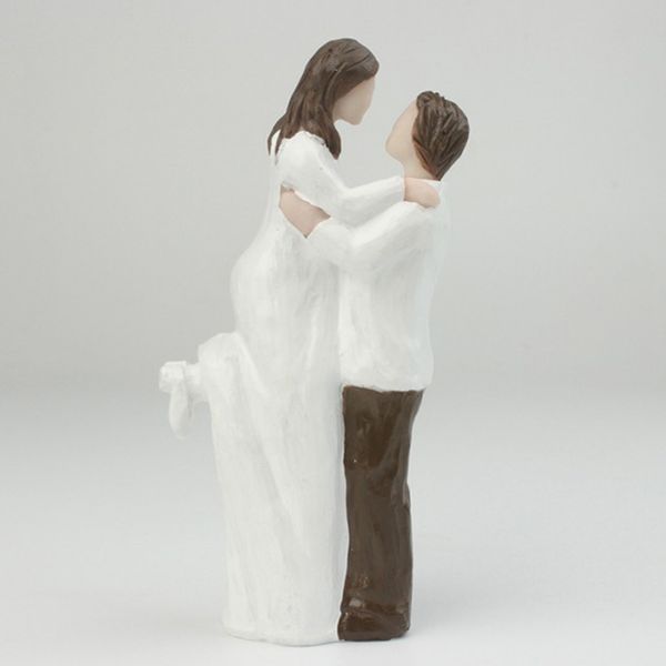 

wedding cake resin doll deep feeling groom bride figurine cake stand er