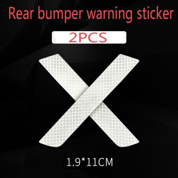 

car rear bumper safety reflective warning sticker for wheel eyebrow door sticker wheel reflective