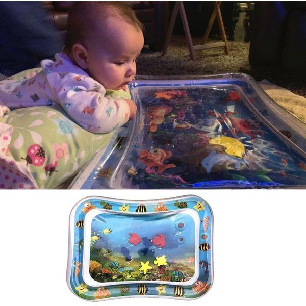

2019 new inflatable water play mat baby play activity playmat toddlers carpet fun tummy time activity play center for babies kid