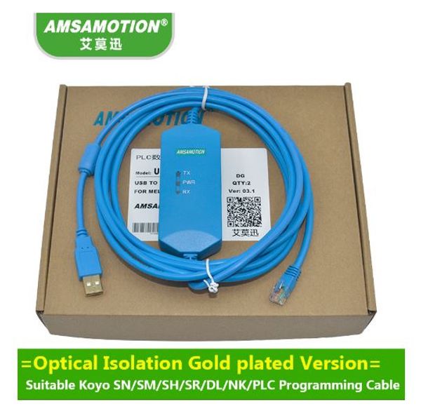 

usb-koyo+ suitable koyo sn/sm/sh/sr/dl/nk/plc programming cable communication