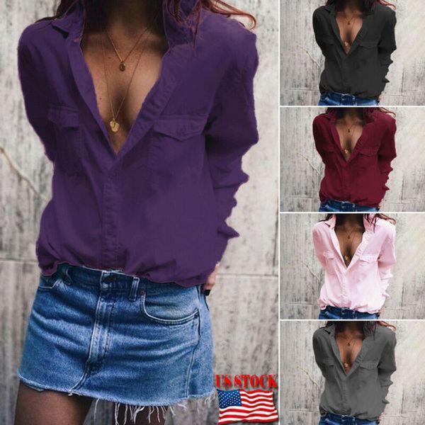 

summer women's fashion casual loose t-shirts long sleeve t shirts ladies plus size, White