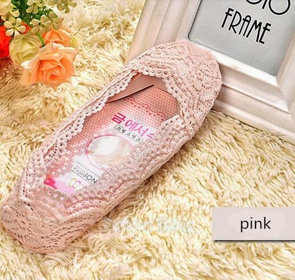 

sale silicone shallow women lace slipper ankle socks invisible seamless girls low cut boat cotton thick socks, Black;white