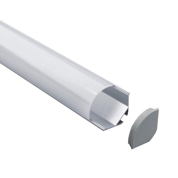 

30*30mm v shape wider suspended led aluminum profiles channel for double row led strip,milk cover for 20mm pcb with fittings