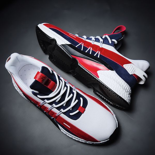 

men's sneakers men tennis shoes breathable sneakers gym fitness trainer male casual comfortable jogging shoes tenis masculino, Black