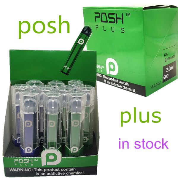 

Posh Plus Одноразовые Vape Pen Бобы Наборы Пустые Vapes Тележки 450mAh батареи Одноразовые устройства Pod портативный Starter Kit 2 мл Испаритель картриджей
