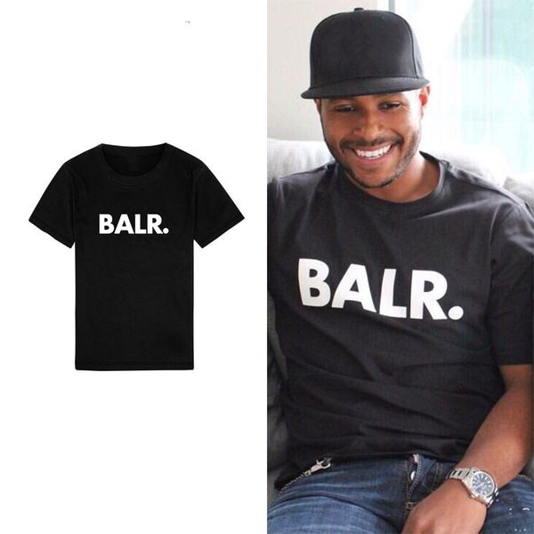 

new balr designer t shirts hip hop mens designer t shirts fashion br brand mens womens short sleeve large size t shirts, White;black