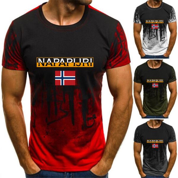 

2020 trendy logo napapijri t shirt breathable cotton graphic tee short sleeve s-xl, White;black