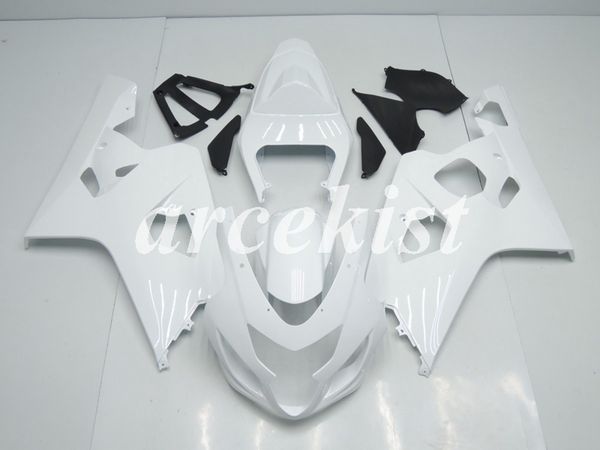 

4 подарки новый abs мотоцикл обтекатели комплект подходит для suzuki gsx-r600 gsx-r750 600 750 к4 2004 2005 04 05 белого