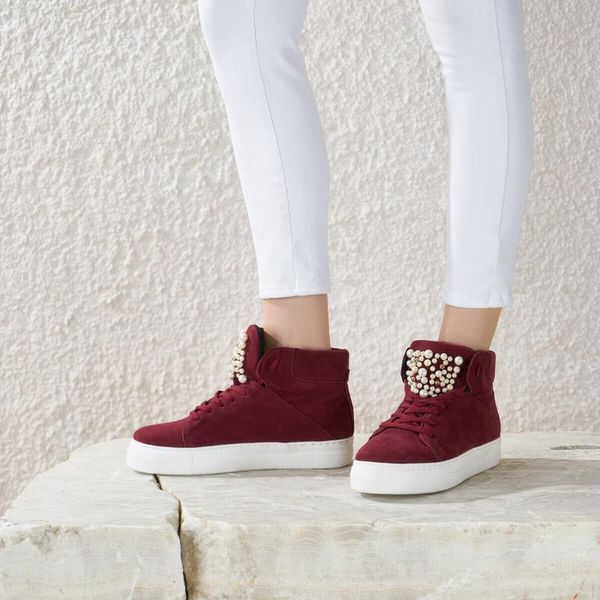 

flo robert 31z burgundy women bilekte boat butigo, Black