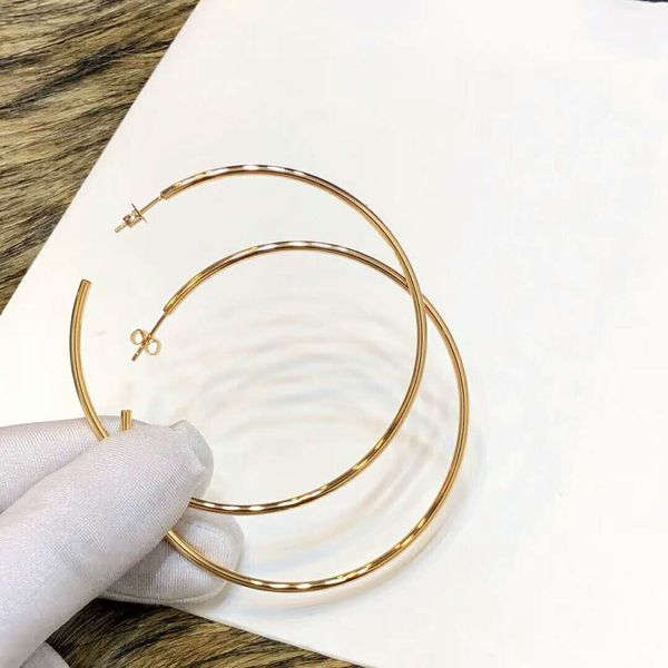 

2020 18k gold plated women earrings designer jewelry geometry dangle earrings charms fine jewelry, Silver