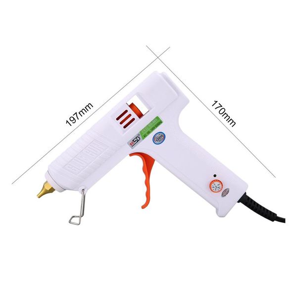 

120w adjustable melt glue gun heat guns for diy handwork toy repair tools electric heat temperature glue guns