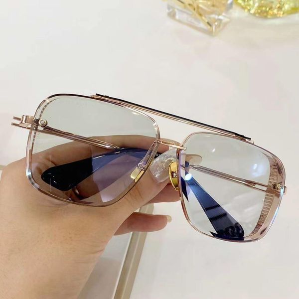

cool men limited sunglasses 121 rose gold grey gafas de sol fashion sun glasses mens sunglasses with box, White;black