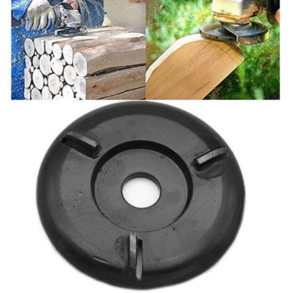 

black 90mm diameter angle grinder curved blade woodcarving disc attachment rotary planer power for power carving parts