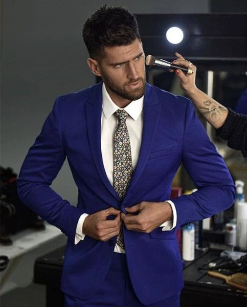 

latest coat pant design mens suit 2 pieces slim fit men tuxedos for weddings party prom groom royal blue (jacket+pants+tie), White;black