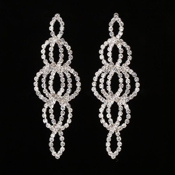 

earrings nation wind full drill round alloy woman ear nail earring ornaments, Golden