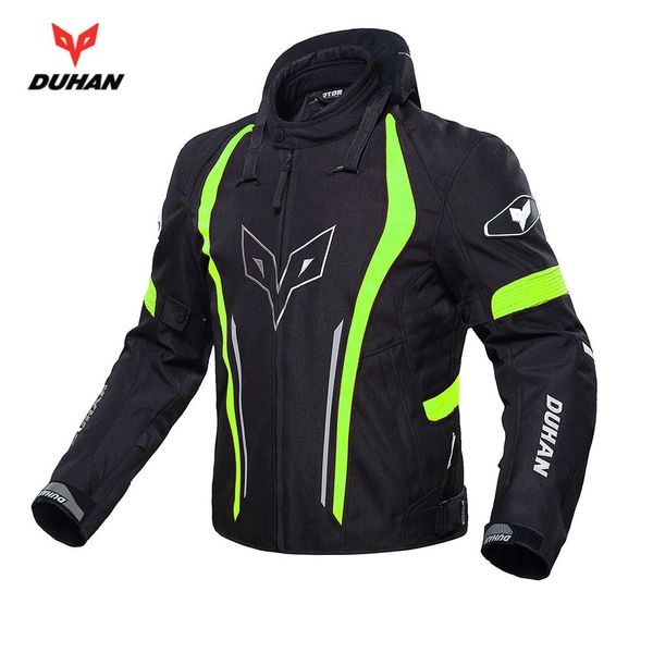 

1pcs duhan autumn winter body armor neck protective motocross racing waterproof motorcycle jacket with 5pcs pads