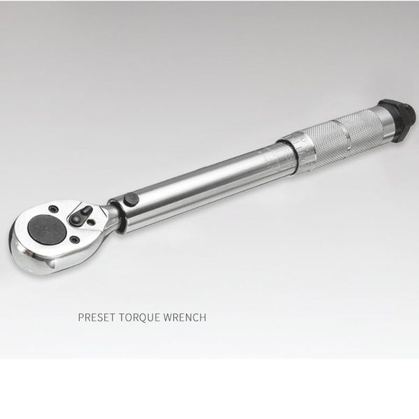 

1/4" adjustable torque wrench drive 5-25mm high precise two way spanner key preset ratchet wrench car bike repair hand tools