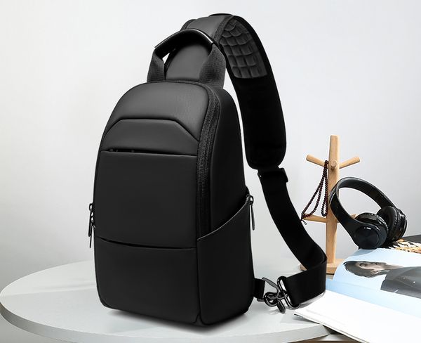 

eurcool new 9.7" ipad crossbody bag men short trip chest pack fashion messenger bags water repellent shoulder bag n1910