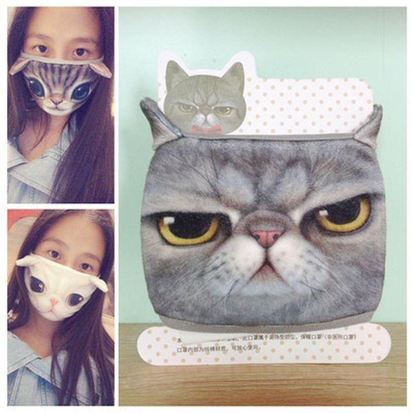 

mascherina antismog staubmaske унисекс хлопок пылезащитный рот маска для лица аниме мультфильм кошка женщины мужчины кошки лицо рот партии м