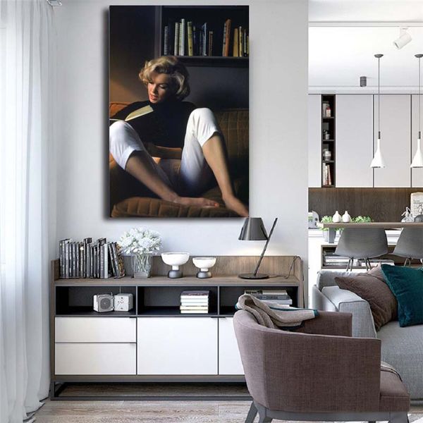 2020 Marilyn Monroe Photograph Hd Famous Figure Canvas Painting