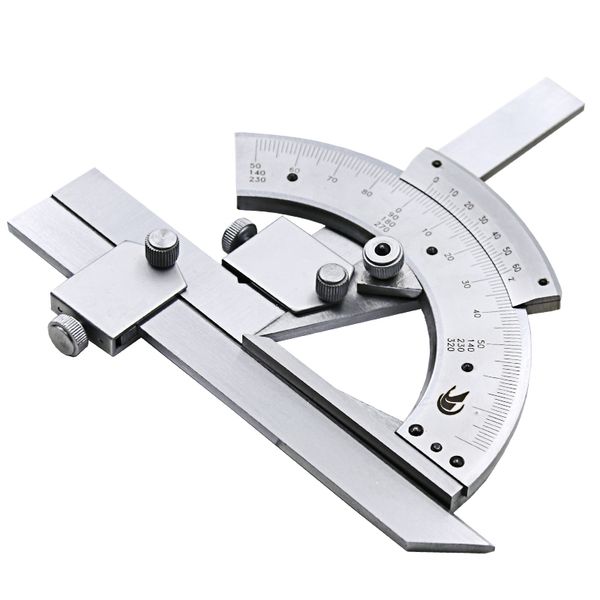 

universal protractor 0-320 degree precision goniometer angle measuring finder ruler tool woodworking measuring tool