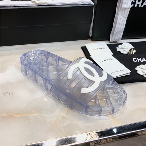 

De igner hoe luxury de igner lipper tran parent pvc andal mule jelly lipper fa hion luxury de igner women hoe with original hoe