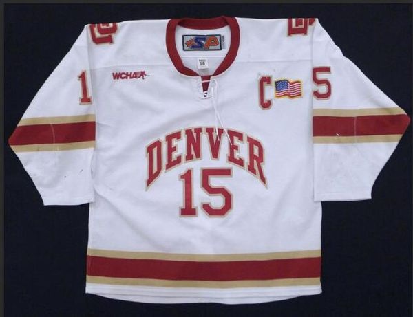 

custom men youth women vintage custom whl denver university prince albert raiderss home premier vintage hockey jersey size s-5xl, Black