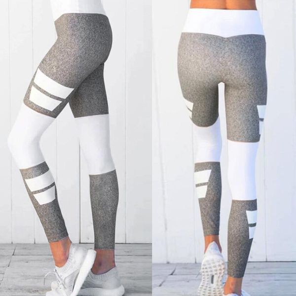 

2019 printed yoga pants women push up professional running fitness gym sport leggings tight trouser leggins colorful, White;red