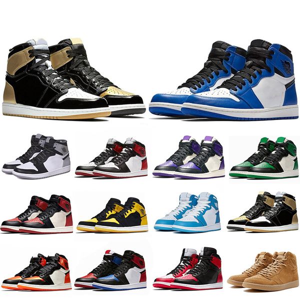 

Newest 2019 1 1s Mens Basketball Shoes Not For Resale Red Yellow paris saint german Top 3 UNC Designer Sport Sneakers EUR 40-47
