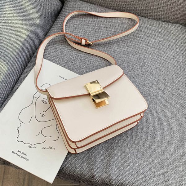 

female vintage solid pu leather crossbody bags for women 2020 shoulder messenger bag ladies hand sling handbags