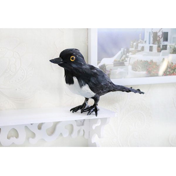 

garden bird feathered ornament realistic magpie, woodpecker, shrike, throstle animal outdoor statue new