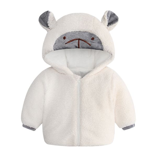 

girls coats fashion winter warm thickening kids outwear cute ear hooded coat girls costume solid children clothing, Blue;gray