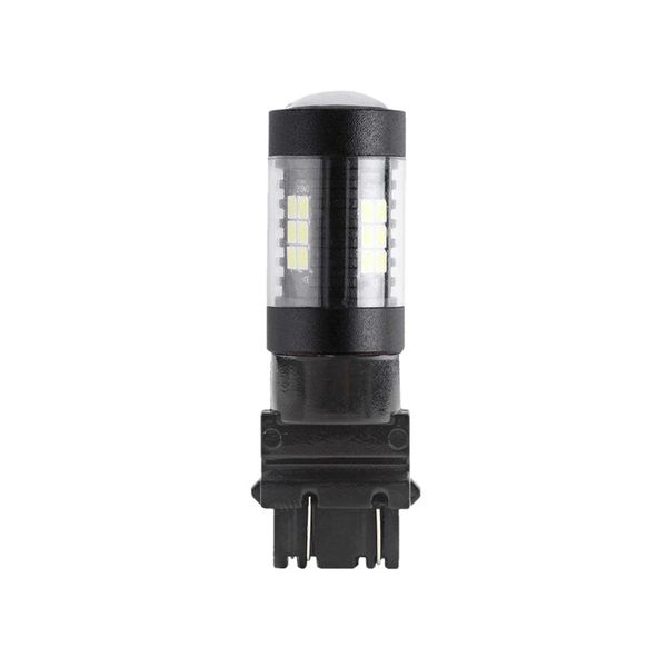 

car universal black 2pcs set 12v 21w 6500k 900lm led bulb t25 3157 3156 car brake reverse light turn signal