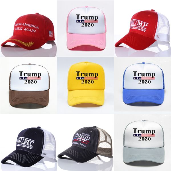 

trump baseball hat 8 styles adjustable summer make america great again trump 2020 snapback mash caps ooa8002 #664, Blue;gray
